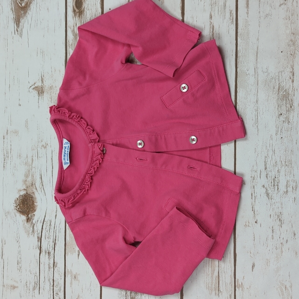 Mayoral Hot Pink Cardigan 12m/80cm